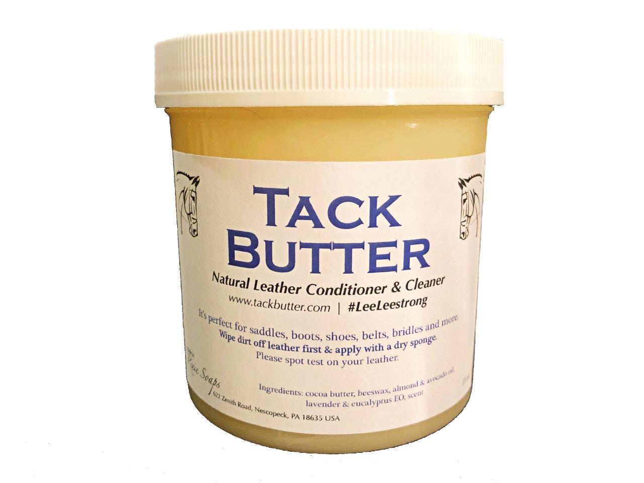 Tack Butter Natural Leather Conditioner & Cleaner The Bigger Butter